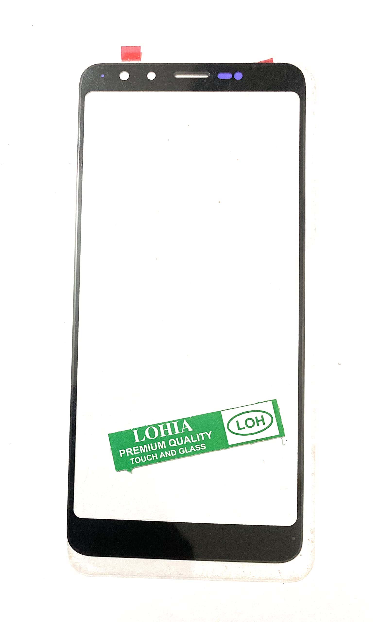Touch Screen Front Glass for Lenovo K9 Black - EGFix