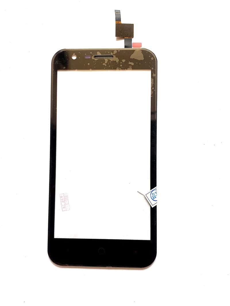 Touch Screen Front Glass for Lephone W12 Black - EGFix
