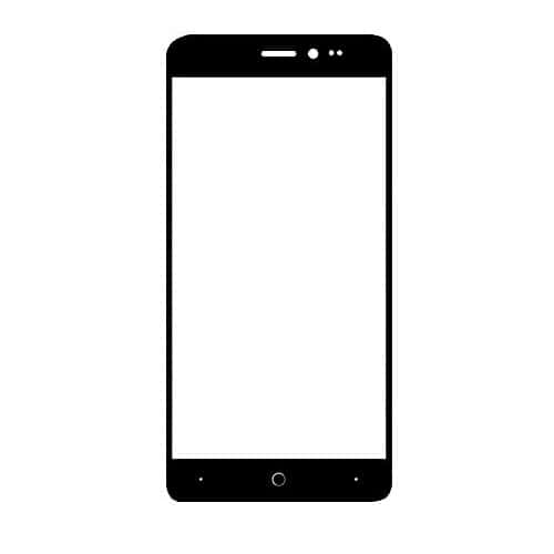 Touch Screen Front Glass for Lephone W15 Black - EGFix