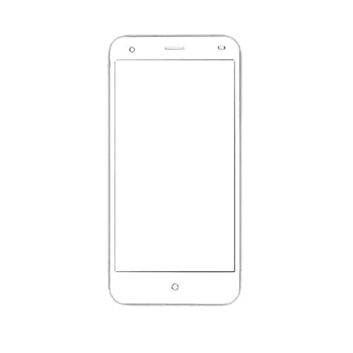 Touch Screen Front Glass for LYF Water 3 White - EGFix