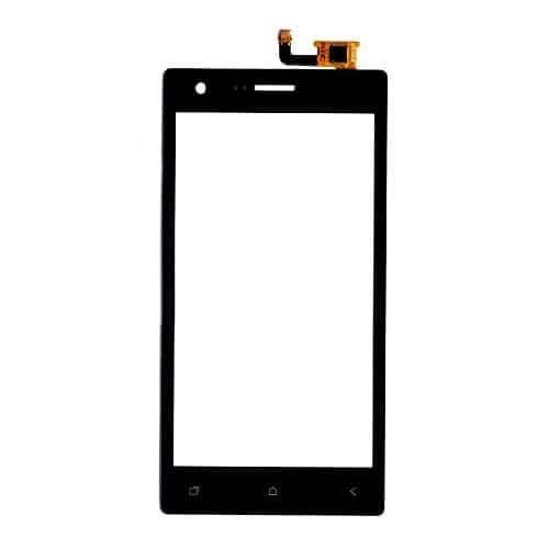 Touch Screen Front Glass for Micromax Q413 Black - EGFix