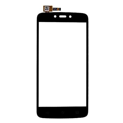 Touch Screen Front Glass for Motorola Moto C Black - EGFix