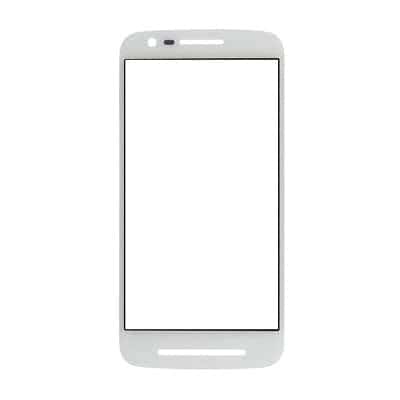 Touch Screen Front Glass for Motorola Moto E3 White - EGFix
