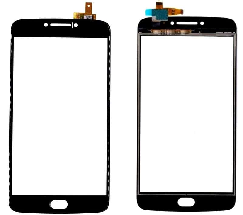 Touch Screen Front Glass for Motorola Moto E4 Black - EGFix