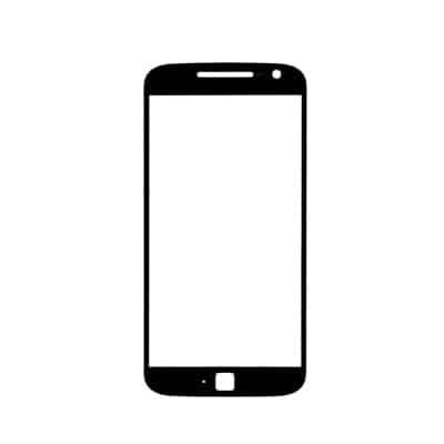 Touch Screen Front Glass for Motorola Moto G4 Plus Black - EGFix