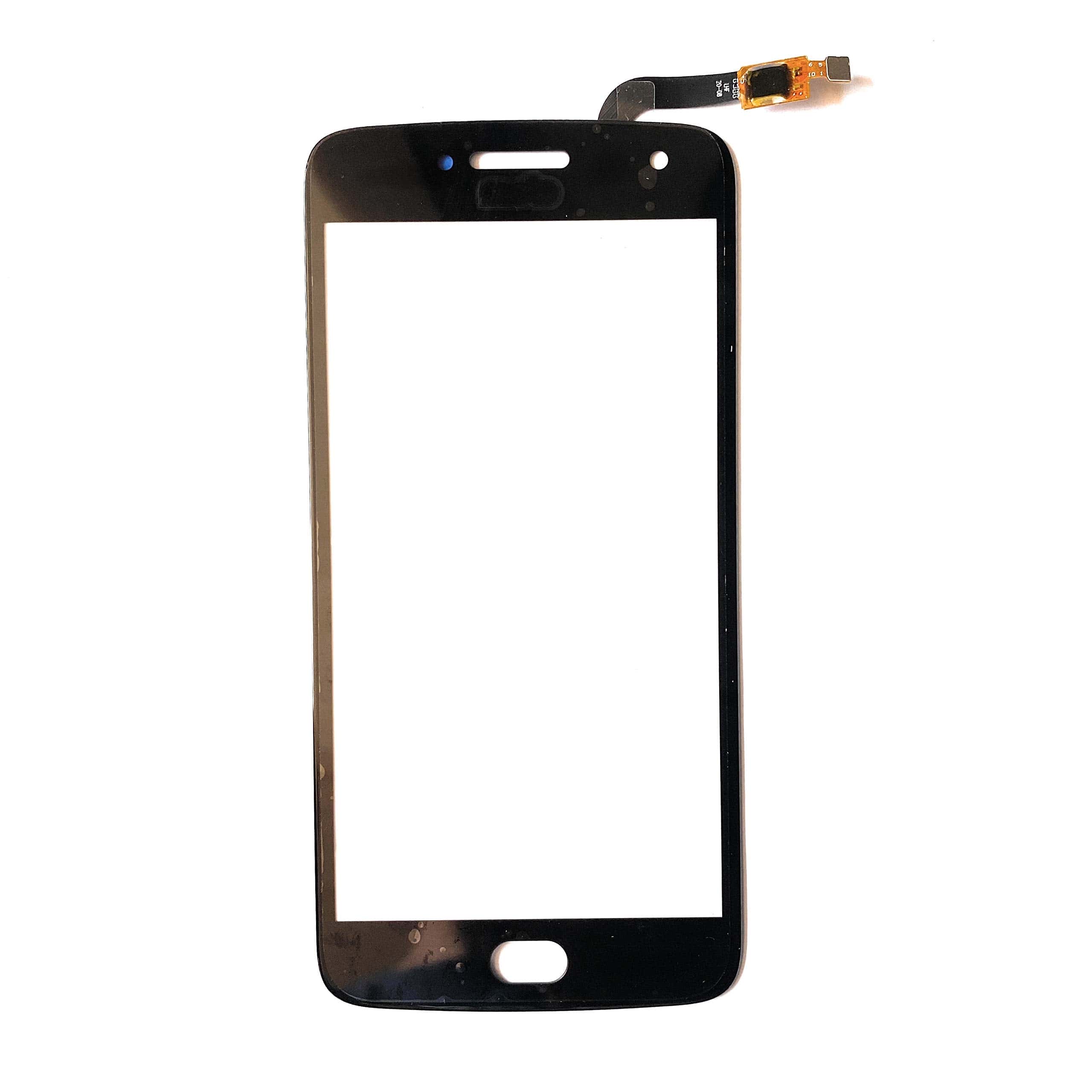 Touch Screen Front Glass for Motorola Moto G5 Plus Black - EGFix