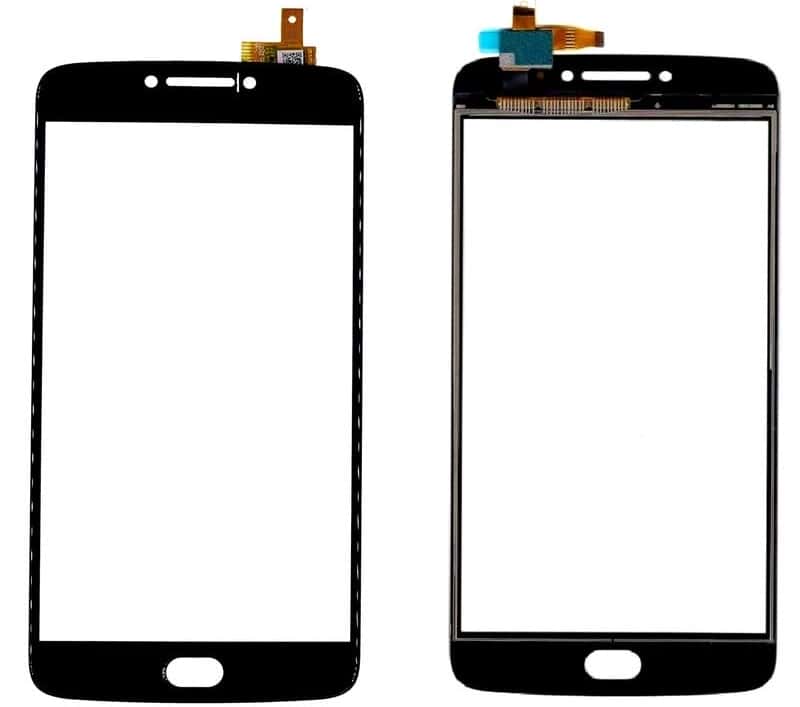 Touch Screen Front Glass for Motorola Moto G5S Black - EGFix