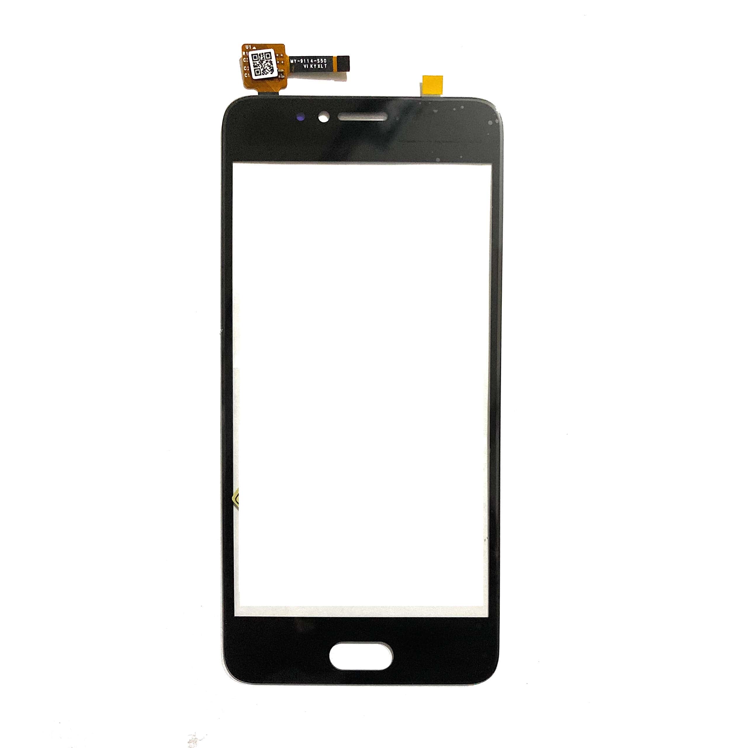 Touch Screen Front Glass for Panasonic Eluga I4 Black - EGFix