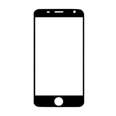 Touch Screen Front Glass for Panasonic Eluga Prime Black - EGFix