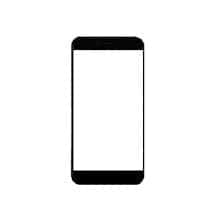 Touch Screen Front Glass for Panasonic Eluga Pulse Black - EGFix