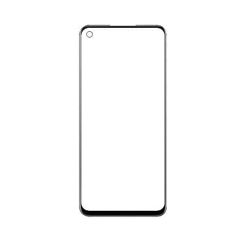 Touch Screen Front Glass for Realme 7 Black - EGFix
