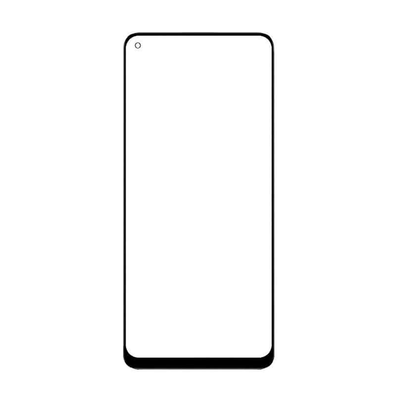 Touch Screen Front Glass for Realme 8 Black - EGFix