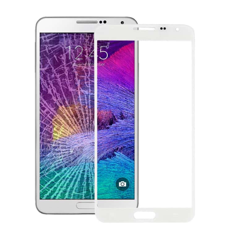 Touch Screen Front Glass for Samsung Galaxy Note 4 White - EGFix