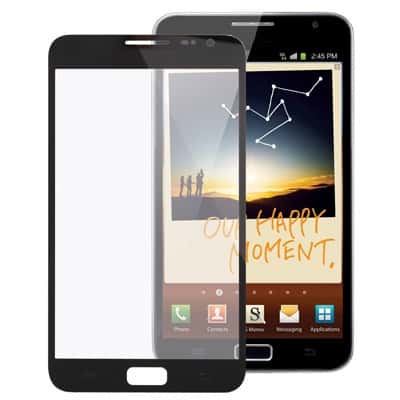 Touch Screen Front Glass for Samsung Galaxy Note Black - EGFix