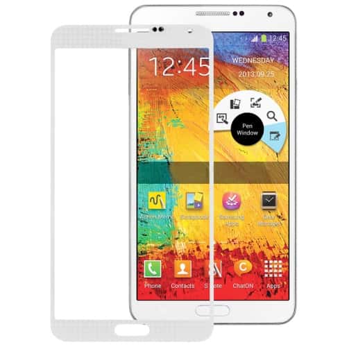 Touch Screen Front Glass for Samsung Galaxy Note III N9000 White - EGFix