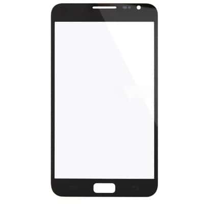 Touch Screen Front Glass for Samsung Galaxy Note N7000 Black - EGFix
