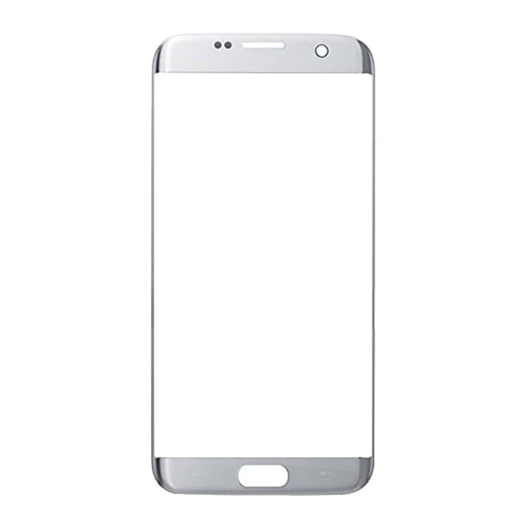 Touch Screen Front Glass for Samsung Galaxy S7 Edge Silver - EGFix