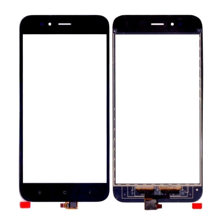 Touch Screen Front Glass for Xiaomi Mi A1 Black - EGFix