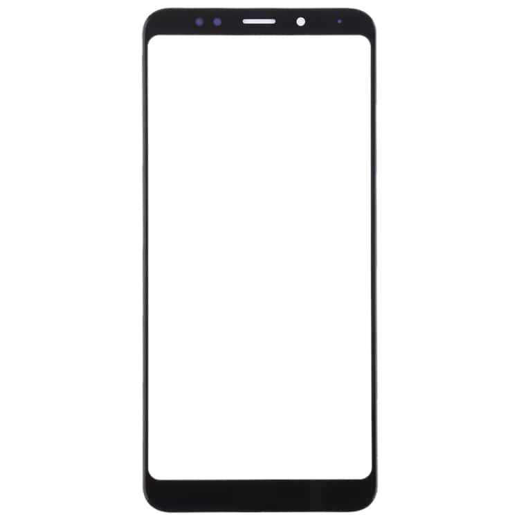Touch Screen Front Glass for Xiaomi Redmi Note 5 Pro Black - EGFix